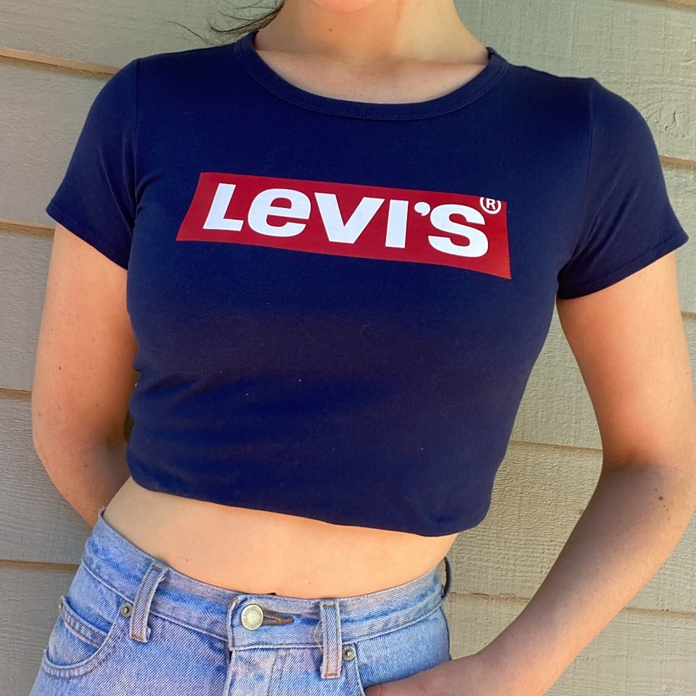 Levi's box logo short sleeve shirt